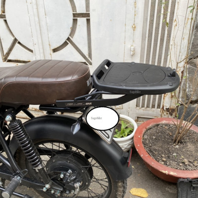 Thùng Givi B270N lắp cho xe máy điện Datbike Weaver 200, thùng Givi B270N và baga gắn cho Weaver200