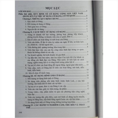 Quy Định về Sử Dụng Cờ Đảng Cộng Sản Việt Nam, Cờ Tổ Quốc tại các Cơ Quan Tổ Chức Doanh Nghiệp và Hướng Dẫn Nghiệp Vụ Công Tác Văn Phòng Cấp Ủy Ở Cơ Sở - V2247T
