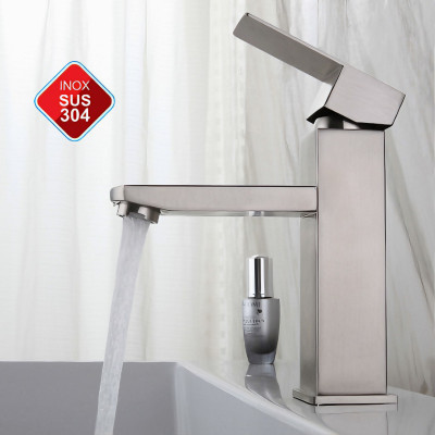 Vòi lavabo inox 304 nóng lạnh HANBACHLVB5