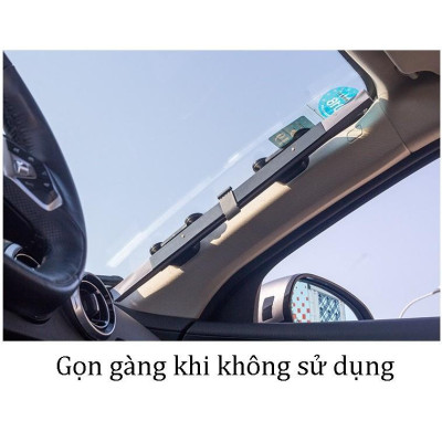 Rèm chắn nắng cho Ô tô Rèm CHE NẮNG KÍNH LÁI ô tô thế hệ mới 2019 dạng nan quạt thông minh