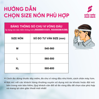 Mũ bảo hiểm lỗ thông gió NÓN SƠN chính hãng ASV-TM449