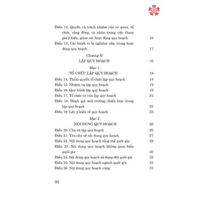 Luật Quy hoạch (bản in 2023)