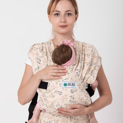 Địu vải BUBI Gen 3 - DA CÁ HOA NHÍ