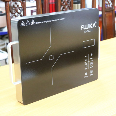 Bếp Hồng Ngoại 2000W Fujika FJ-SV211 không kén nồi chảo-kèm chảo chống dính sâu lòng-Hàng chính hãng
