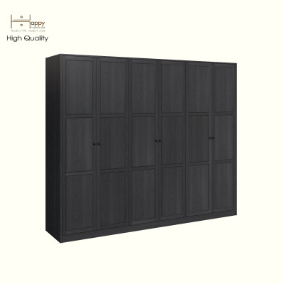 HAPPY FURNITURE , MATTA - Tủ quần áo 6 cửa mở , TCM_212 , 240cm x 54cm x 200cm DxRxC