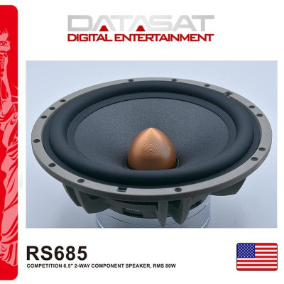 Loa cánh  phân tần 2 way  cho ô tô -  Loa DATASAT 2 way RS 685 LOA CÁNH CỬA Ô TÔ 2 Phân Tần