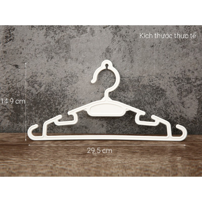 Set 10 chiếc móc áo mỏng trẻ em Hara 185 hàng cao cấp - giao màu ngẫu nhiên