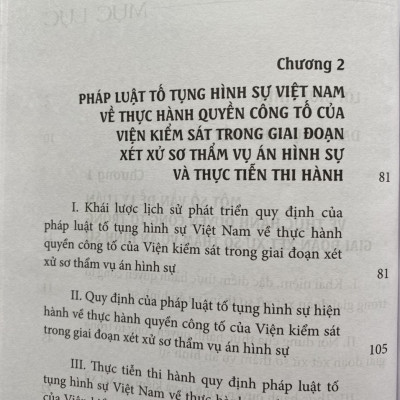 Thực Hành Quyền Công Tố Trong Giai Đoạn Xét Xử Sơ Thẩm Vụ Án Hình Sự