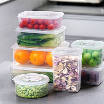 Bộ 3 hộp đựng thực phẩm nhựa PP cao cấp không chứa các hoạt chất gây hại 830mL - Hàng Nhật nội đia