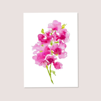 Giấy vẽ màu nước a5 vẽ màu rực rỡ - dòng giấy vân phớt nhẹ nhập từ Ý, chất giấy sang định lượng 300gsm, Green Art (15 tờ/túi)