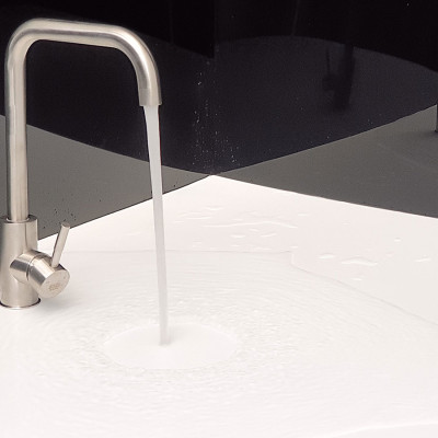 Vòi rửa chén nóng lạnh Inox SUS 304 Eurolife EL-T001 (Trắng bạc)