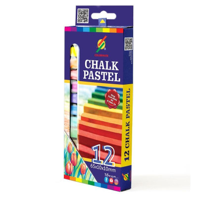 Hộp Giấy 12 Cây Phấn Màu