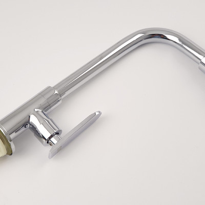 Vòi rửa chén lạnh Đồng mạ Chrome Eurolife EL-RC04 (Trắng bạc)