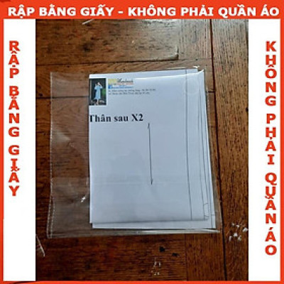 Rập giấy mã 700 (BẢN VẼ) rập đầm suông đuôi cá