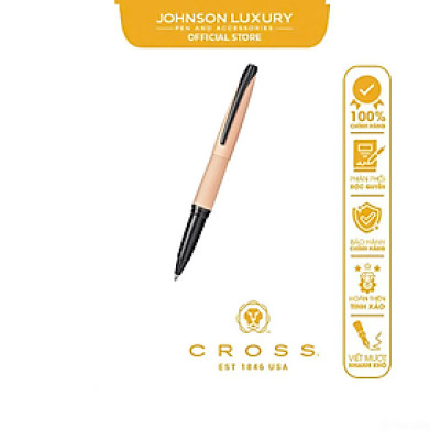 ATX bút bi nước màu vàng hồng nhám