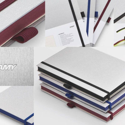Gift Set Lamy Notebook A6 Softcover Grey + Lamy Safari Matt Black - GSA6-Sa0014
