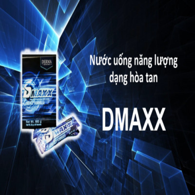 DMAXX thức uống bổ sung vitamin năng lượng có đường DAMODE 13 gói dùng thử màu xanh