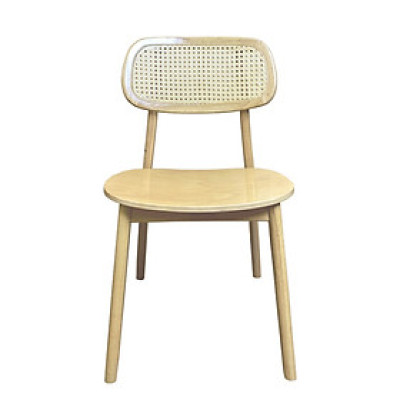 Ghế phòng ăn gỗ cao su PLC 3C-W Nội thất Capta Ghế nhà hàng giá rẻ gỗ cao su thiết kế lưng tựa mắt cáo lạ mắt độc đáo tại tp hcm