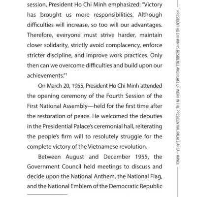 President Ho Chi Minh’s Residence  and Place of Work in the Presidential Palace Area - Ha Noi