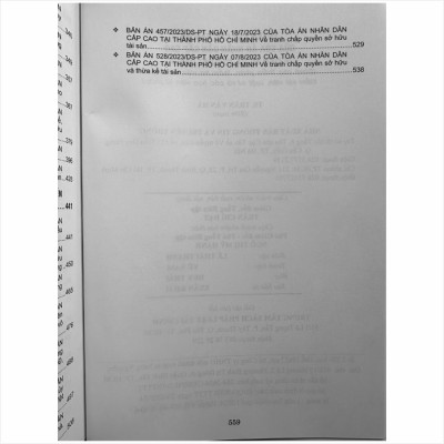 Sách Tuyển Tập Các Bản Án Của Tòa Án Nhân Dân Cấp Cao Về Dân Sự và Tố Tụng Dân Sự (Dành cho Thẩm phán, Thẩm tra viên, Hội thẩm, Kiểm sát viên, Luật sư và các học viên tư pháp) - V2443A