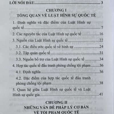 Luật Hình Sự Quốc Tế