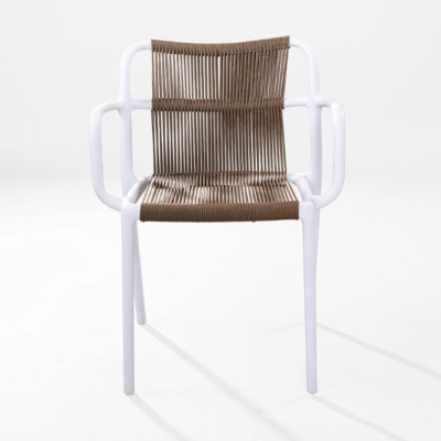 Ghế nhựa nhập khẩu dây đan Tundo cao cấp JNST 3039CT 60 x 52 x 81 cm