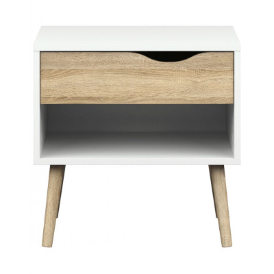 Tủ đầu giường bằng gỗ kết cấu chắc chắn SMLIFE Nutech