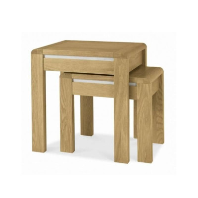 Bộ Bàn Xếp Lồng Casa Gỗ Sồi IBIE (55 x 40 x 55 cm)