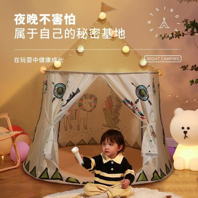 Lều Thổ Dân, Lều Vải Cho Bé Bằng Khung Thép, Nhựa PVC Chắc Chắn, Vải Bền Đẹp- Hàng Chính Hãng.