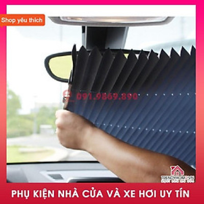 Rèm chắn nắng cho Ô tô Rèm CHE NẮNG KÍNH LÁI ô tô thế hệ mới 2019 dạng nan quạt thông minh