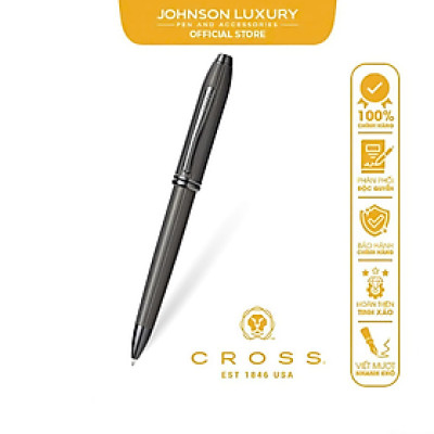 Bút ký doanh nhân cao cấp Cross dòng Townsend PVD đen nhám