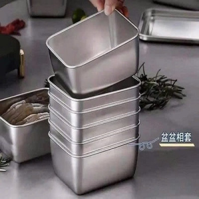 HỘP INOX ĐỰNG THỰC PHẨM KÈM NẮP NHỰA - Hàng chính hãng