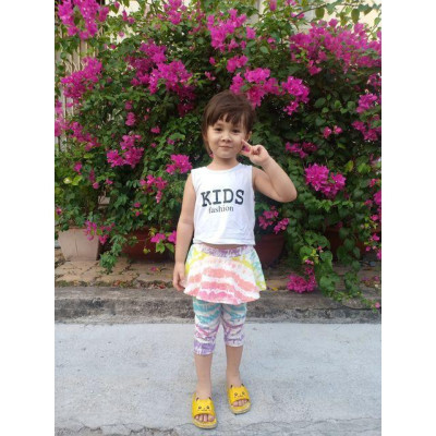 Rập giấy A0 mã R271 - rập quần legging lửng cho bé