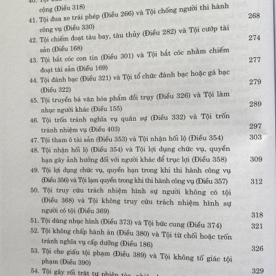 55 Cặp Tội Danh Dễ Nhằm Lẫn Trong Bộ Luật Hình Sự ( Hiện hành )