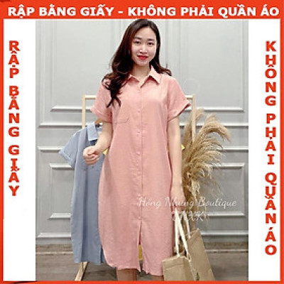 Rập giấy may đầm sơ mi mã 1666