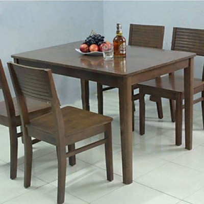 Bộ bàn ăn gia đình giá rẻ 4 ghế Cherry – Đủ màu