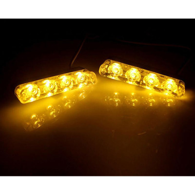 Đèn LED ô tô, Xe Tải Khẩn Cấp Nhấp Nháy dùng điều khiển, Đèn Xe Nhấp Nháy Cảnh Báo 16 bóng đổi màu