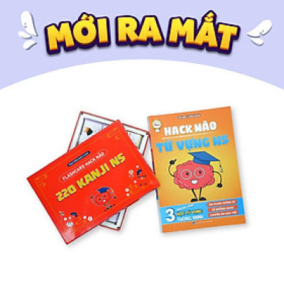 Flashcard Hack Não 220 Kanji N5 + Hack Não Từ Vựng N5 (dành cho người mới bắt đầu học tiếng Nhật)