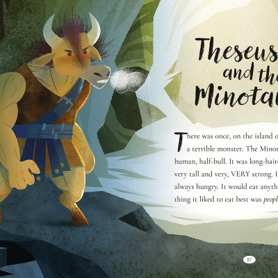 Sách tiếng Anh: Illustrated Stories of Monsters, Ogres and Giants and a Troll