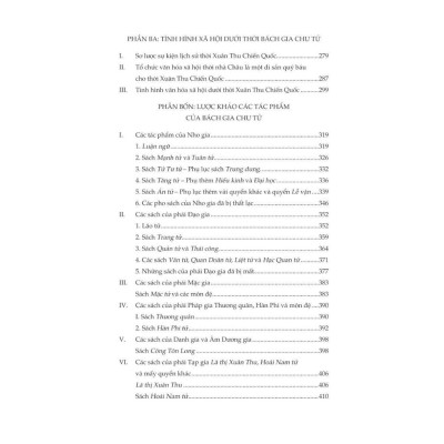 Bách gia chư tử: Các môn phái triết học dưới thời Xuân Thu Chiến Quốc (Trần Văn Hải Minh)  - Bản Quyền