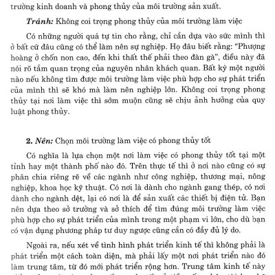 Phong Thủy Trong Kinh Doanh (Tái Bản)