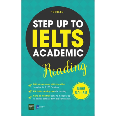 Combo 2Q Sách Luyện Thi Ielts:  Step Up To Ielts Academic Reading  +  Step Up To Ielts Academic Speaking
