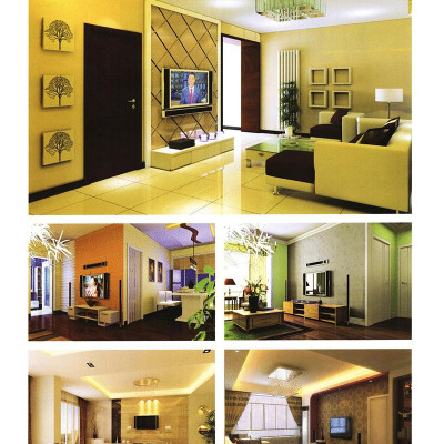 Thiết Kế Chi Tiết Nhà Ở Theo Phong Thủy - Quyển Màu Đỏ - Nền Tường