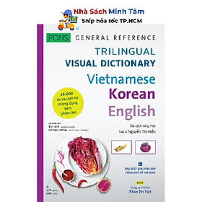 Sách - Pons General Reference – Trilingual Visual Dictionary Vietnamese–Korean–English - Nhân Trí Việt
