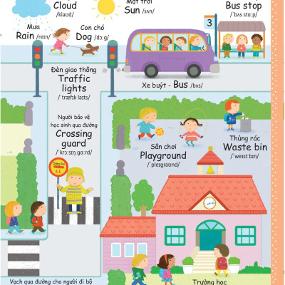 Cuốn Sách Từ Vựng Đầu Tiên Của Tôi - My First Word Book- Trường Học - School