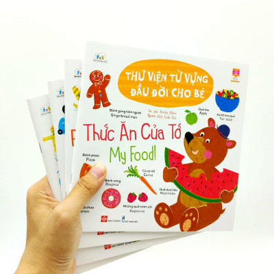 Bộ Cùng Con Trưởng Thành - Thư Viện Từ Vựng Đầu Đời Cho Bé (Bộ 4 Cuốn)