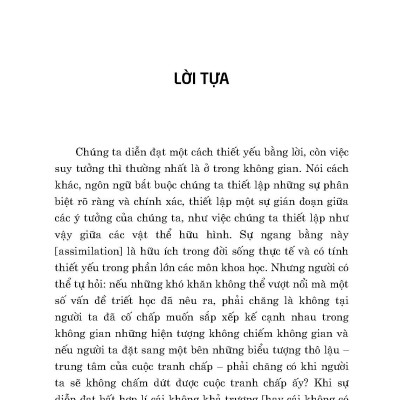 Ý Thức Luận (Essai Sur Les Données Immédiates De La Conscience) - Henri Bergson; Cao Văn Luận dịch; Phạm Anh Tuấn hiệu chú (Tái bản 2024)