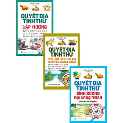 Combo Quyết Địa Tinh Thư - Bộ Số 3 (Bộ 3 Cuốn) 