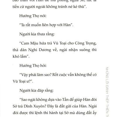 Chiến Quốc Sách - Những Lời Đanh Thép Thiên Thu (SB) 