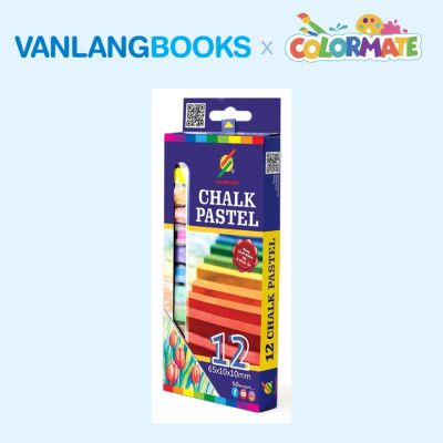 Sách Bí Quyết Vẽ Tranh Chì Cho Người Mới Bắt Đầu + Hộp Giấy 12 Cây Phấn Màu - Vanlangbooks x Colormate